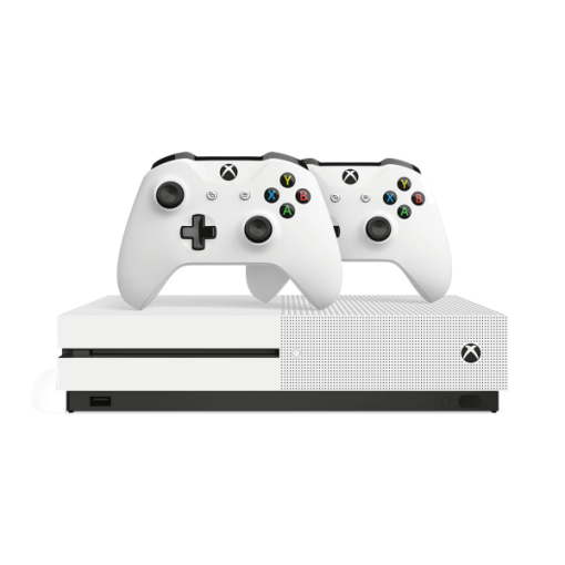 کنسول ایکس باکس وان اس 1 ترابایت سفید مدل Xbox One S TwoController Bundle