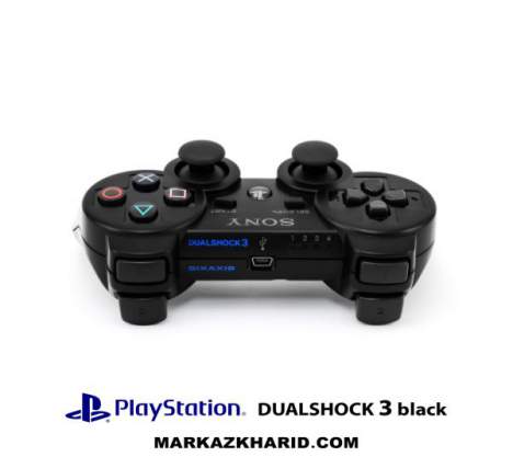 دسته بازی بی سیم پلی استیشن ۳ مشکی Playstation 3 DualShock 3 Wireless Controller Black