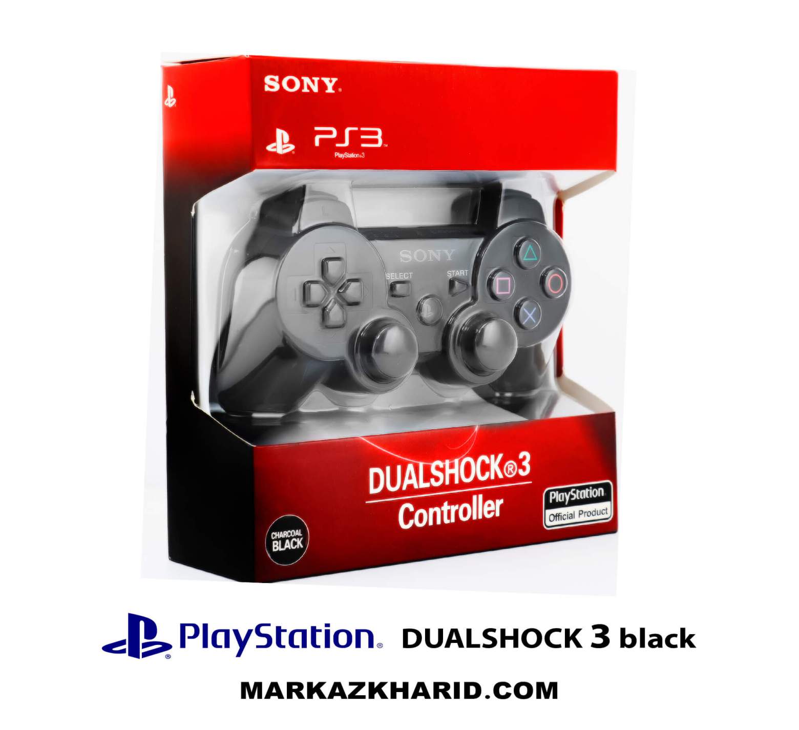 دسته بازی بی سیم پلی استیشن ۳ مشکی Playstation 3 DualShock 3 Wireless Controller Black