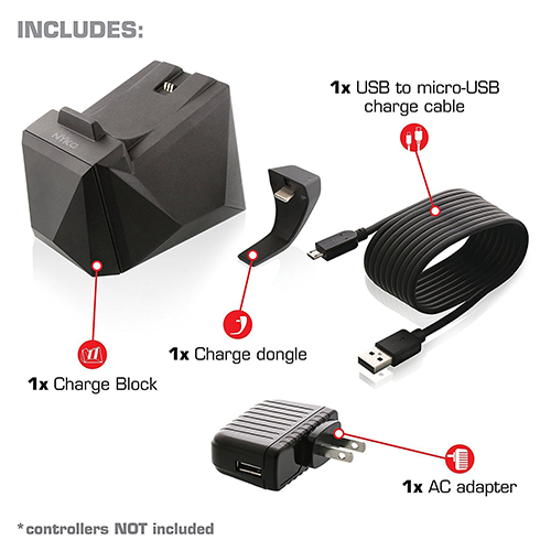 Nyko Charge Block Pro Controller Charging