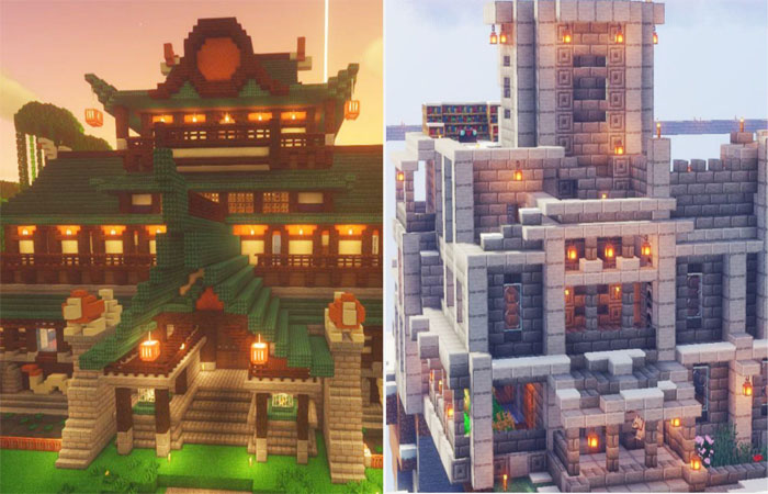 خانه های زیبا در Minecraft