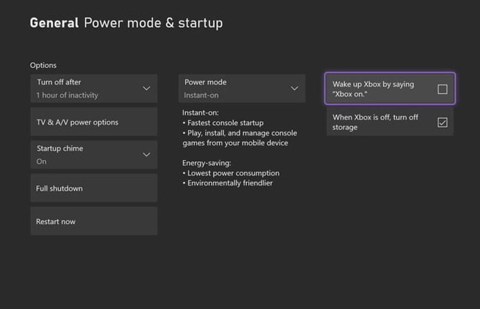 Startup و Power Mode را تنظیم نمایید