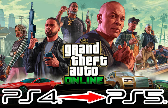 انتقال GTA آنلاین از PS4 به PS5