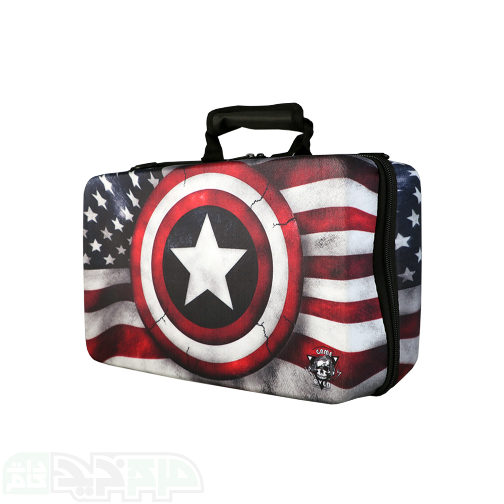 کیف xbox سری s طرح کاپیتان آمریکا
