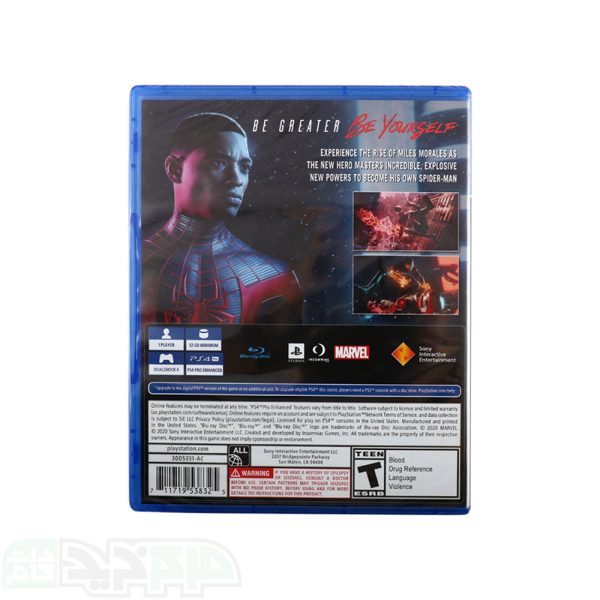 دیسک بازی Spider-Man: Miles Morales برای PS4