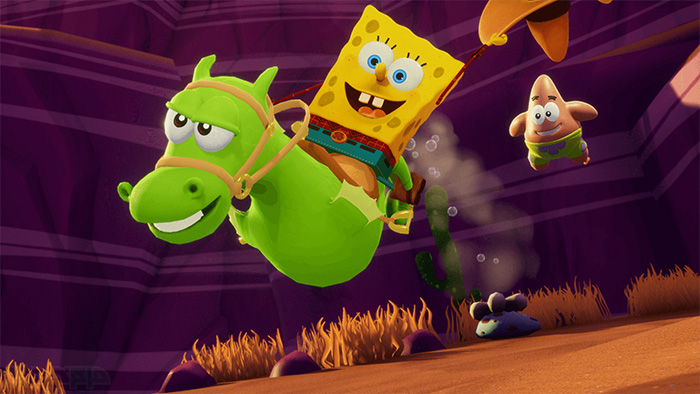 دیسک بازی SpongeBob Squarepants: The Cosmic Shake مخصوص PS4
